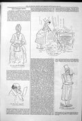 Antique Print Captious Critic Hat Her Hon Sec Report Pair Them Elton 1879 19th