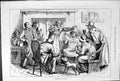Original Old Antique Print Huntsmen Describing The Run Dog 1879 19th
