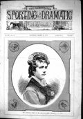 Antique Old Print 1879 Portrait Miss Josephine Yorke Carl Rosa Opera Company
