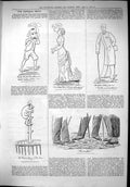 Original Old Antique Print 1879 Captious Critic Theatre Sothern Pumps Shoes