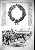 Old 1879 People'S Tribute Earl Beaconsfield Grand International Steep Victorian