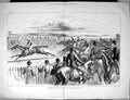 Antique Old Print 1879 Charibert Horse Jockey Winning Two Thousand Guineas