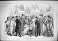 Original Old Antique Print 1879 Fashion Grosvenor Art Ladies Men 19th