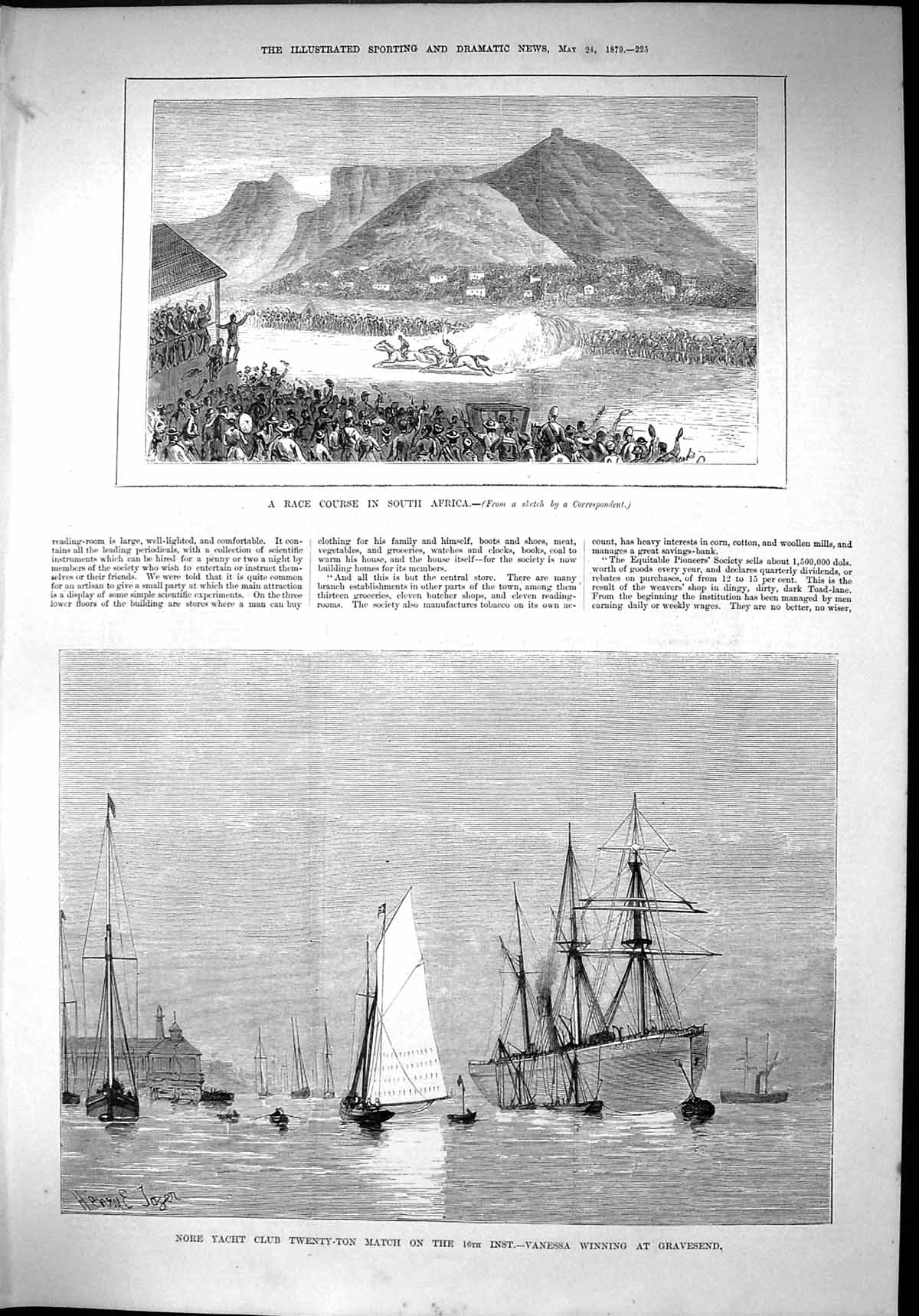 Old 1879 Horse Race Course South Africa Sport Nore Yacht Club Vanessa Victorian