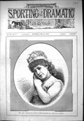 Antique Old Print 1879 Lydia Thompson Pauline Burlesque Lady Lyons Theatre 19th