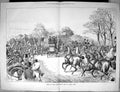 Antique Print 1879 Meet Four-In-Hand Club Hyde Park London Horses Coaching
