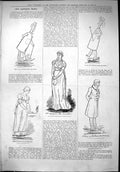Old 1879 Captious Critic Theatre Leone Hare Baron Crutch Toothpick De Victorian