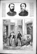 Old 1879 Brigadier-General Wood Marston L'Etincelle Comedie Francaise Victorian