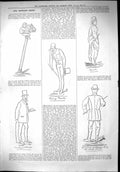Original Old Antique Print 1879 Captious Critic Islington Agricultural Show