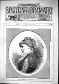 Antique Old Print 1879 Mlle. Reichemberg Comedie Francaise Beautiful Woman 19th