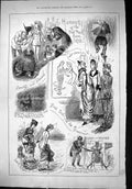 Old 1879 Humours Comedy Sketches Clerk Weather Office Ascot Horse Rac Victorian