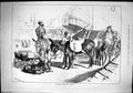 Old 1879 Slaves Bank Holiday Donkey Rides Beach Scene Goats Cart Moor Victorian