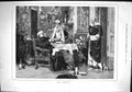 Antique Old Print 1879 Only Partial Feast Priest Dinner Table Servant Lady 19th