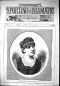 Antique Print 1879 Miss Mary Rorke Criterion Theatre Beautiful Woman Ref.2 19th