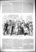 Original Old Antique Print 1879 Scene Betsy Criterion Theatre Actors Victorian