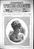 Antique Old Print 1879 Portrait Mlle. Perti Alhambra Theatre Beautiful Woman