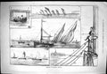 Original Old Antique Print 1879 Margate Regatta Yachts Boats Sailing Pier 19th