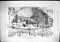 Old 1879 Sunday Scene Suburbs Paris France River Boats Entertainment Victorian