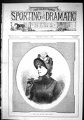 Old Sporting Dramatic News 1880 Miss Louis Gaiety Theatre Lady Woman Victorian