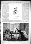 Old Sporting Dramatic News 1880 Famous Actor Smith Still Waters James Victorian