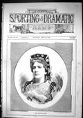 Antique Print Sporting Dramatic News 1880 Portrait Miss Genevieve Ward Lady