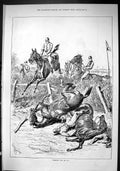 Old Sporting Dramatic News 1880 Horse Jumping Jockeys Race Course Spo Victorian