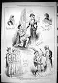 Old Sporting Dramatic News 1880 Naval Cadets Globe Theatre Actors Pau Victorian
