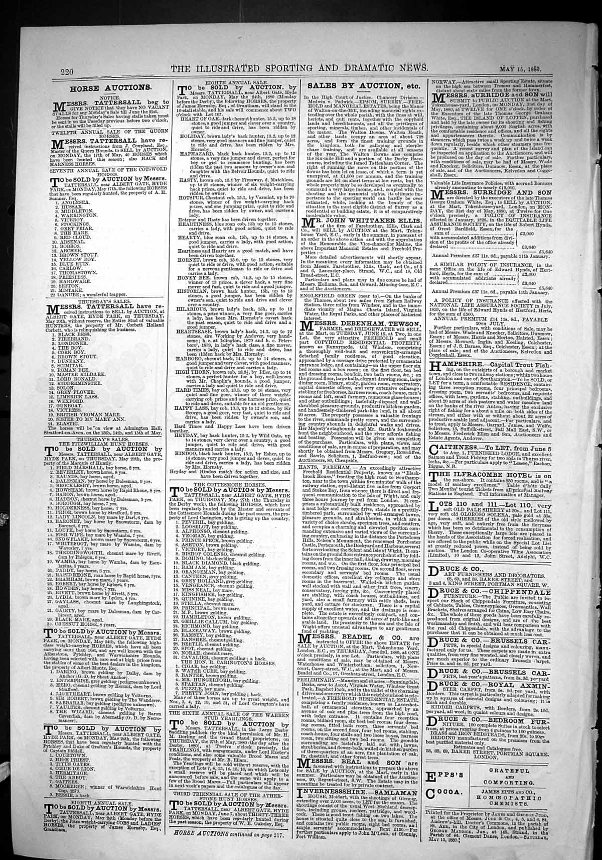Old Sporting Dramatic News 1880 Bank Holiday Sketches Epping Forest R Victorian