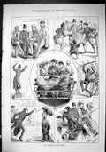Old Sporting Dramatic News 1880 Mr Spriggins Derby Horse Racing Spect Victorian