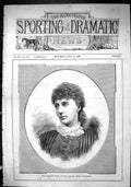 Old Sporting Dramatic News 1880 Miss Florence Wade Theatre Royal Haym Victorian