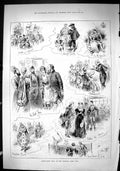 Old Sporting Dramatic News 1880 Fancy Dress Ball Bedford Park Club Te Victorian