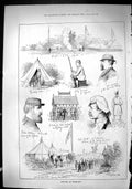 Old Sporting Dramatic News 1880 Wimbledon Rifle Shooting Whitelaw Sco Victorian