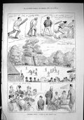 Old Sporting Dramatic News 1880 Gentlemen Riders Jockeys Orleans Club Victorian