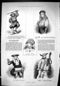 Old Sporting Dramatic News 1880 Famous Mummer Thomas Dogget Hall Hayn Victorian