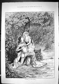 Old Sporting Dramatic News 1880 Theatre Scene Iolanthe Lyceum Romance Victorian