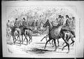 Old Sporting Dramatic News 1880 Horses Ladies Hunting Row Huntsmen Sp Victorian