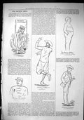 Antique Print Sporting Dramatic News 1880 Captious Critic Theatre Apollo GM