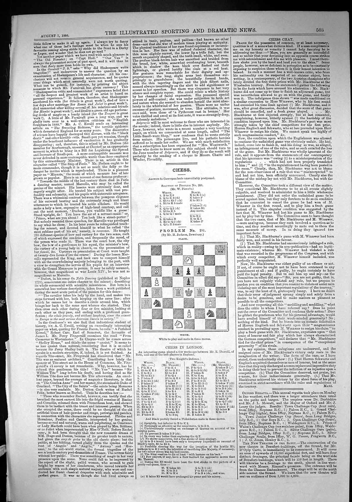 Old Sporting Dramatic News 1880 Street Entertainments Punch Judy Dogs Victorian