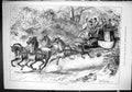 Old Sporting Dramatic News 1880 Runnaway Horses Coach Transport Sturg Victorian
