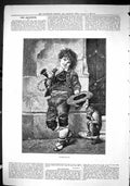 Old Sporting Dramatic News 1880 Comrades Young Boy Pet Monkey Enterta Victorian
