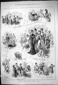 Original Old Antique Print 1889 Sketches Goat Show Alexandra Palace Victorian