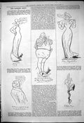 Antique Old Print 1880 Captious Critic Theatre Queen Elizabeth Mary Premier