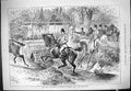 Antique Old Print 1880 Royal Buckhounds Sathill Hunting Sport Horses Huntsmen
