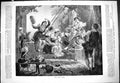 Old Antique Print 1880 Sunny South Ladies Children Swinging Garden Scene 19th