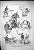 Old 1880 Where'S The Cat Criterion Theatre Rorke Ramsay Standing East Victorian