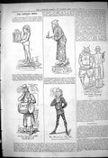 Old 1880 Captious Critic Theatre Music Comedy Princess'S Playhouse Cl Victorian