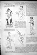 Original Old Antique Print 1881 Captious Critic Theatre Barry Sullivan Othello