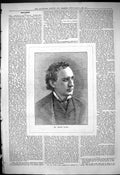 Original Old Antique Print 1881 Portrait Mr Edwin Booth 19th Century