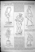 Old Print 1881 Captious Critic Theatre American Fool'S Revenge Cartwright 19th