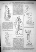 Original Old Antique Print 1881 Captious Critic Theatre Memorian 19th
